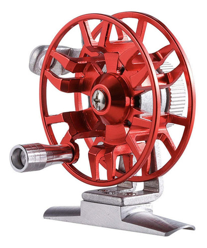 Carrete De Pesca Con Mosca, Diseño Innovador, Rojo