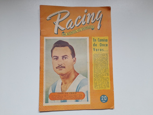 Revista Racing Una Autentica Voz Racinguista 1946
