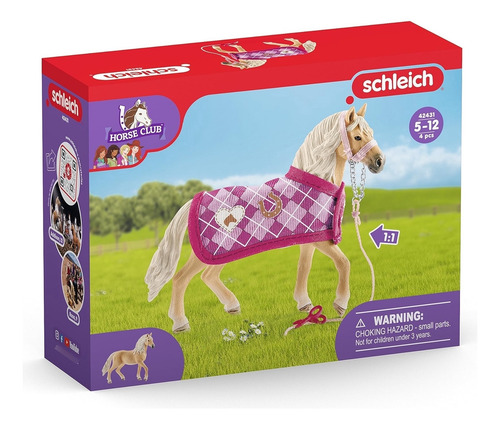 Juego De Caballos Schleich Horse Club Sofía 3 Piezas 5 Años Color