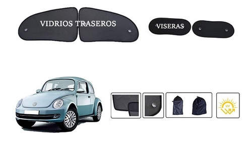 Parasol Cortinas Volkswagen Vocho Ct: Aa08