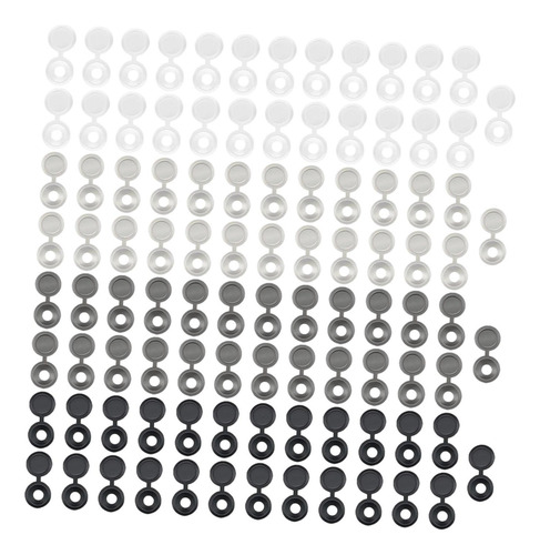 100 Tapas De Tornillos Con Bisagras, Tapas De