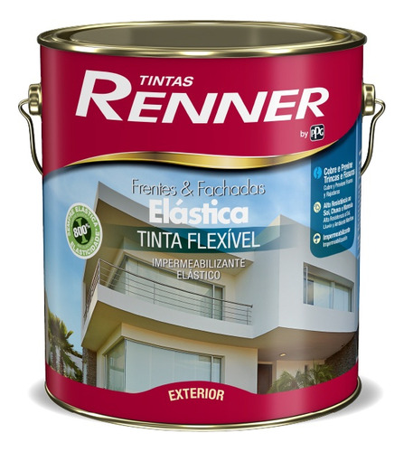 Impermeabilizante Exterior Renner P/frentes Y Fachadas 3.6lt