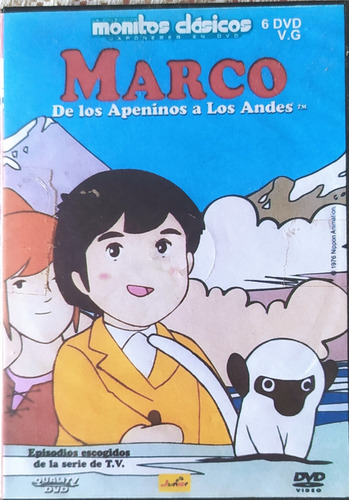 Serie Completa Clásico Marco En Dvd - 6 Discos Digitales (Usado)