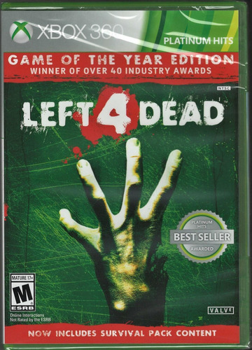 Left 4 Dead Game Of The Year Edition Xbox 360/one Físico