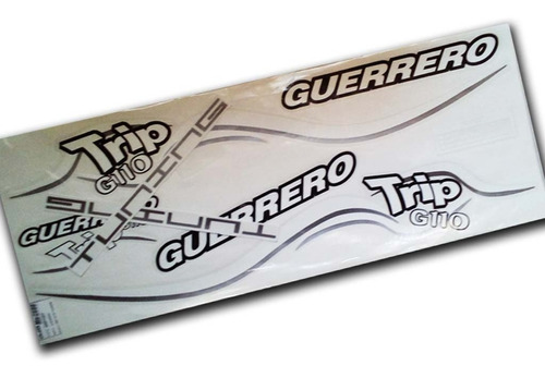 Kit De Calcos Original Guerrero Trip G110 / + G110 Tuning
