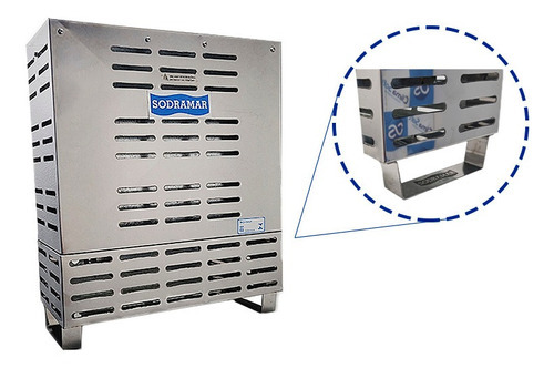 Forno Elétrico Sauna Seca Sodramar 4 Kw + Comando Analógico