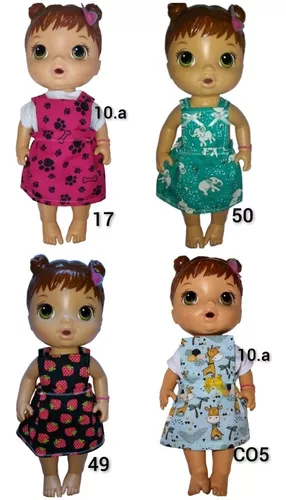 Kit 3 Roupa Roupinhas Baby Alive Barata Valor Unidade