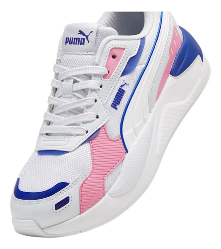 Tenis Puma X-ray 3 Mujer 399064 06 Blanco / Rosa Casual