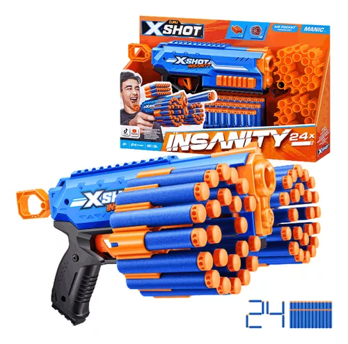 Lançador de brinquedo X-Shot para crianças 8 anos