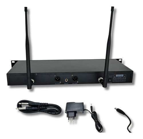 Microfone Duplo Sem Fio Lsx02 Rack Digital Dual System