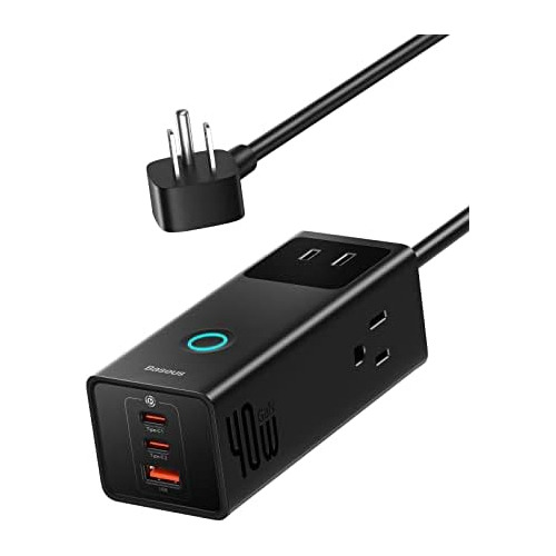 Cargador Usb C, Powercombo Pro 40 W, Tira Protectora Co...