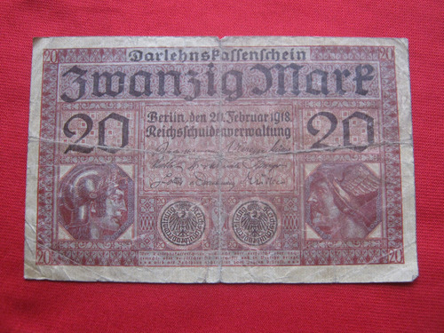 Alemania 20 Marcos 1918