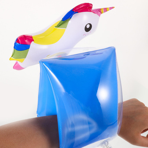 1 Par De Brazaletes De Natación Para Niños, Anillos Inflable