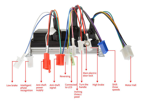 Controlador De Velocidad De Motor Sin Escobillas 1500w 48v