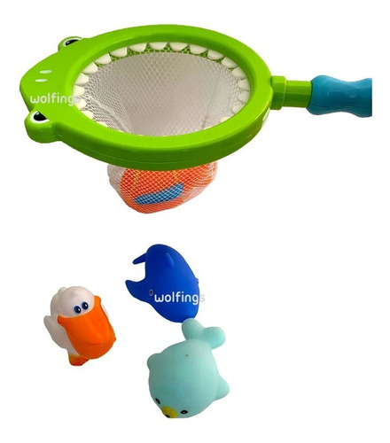 Juego De Pesca Juguete Para Baño Atrapa Peces En El Agua