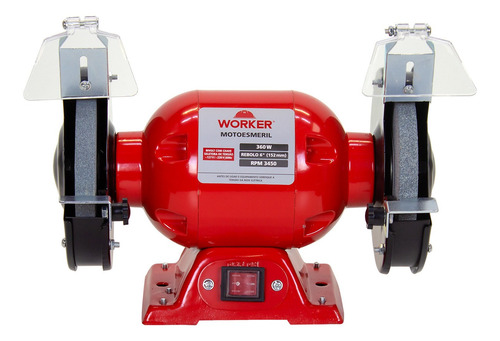 Motoesmeril 2 Rebolos Meio Cavalo Bivolt 110v 220v Ewb