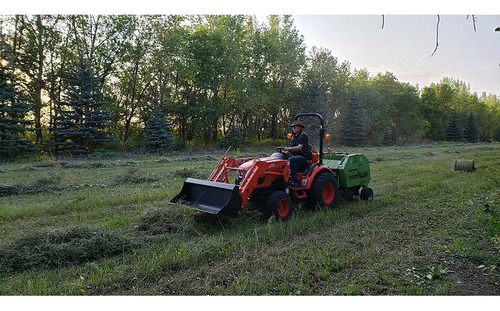 Enfardadora Bolo Tractor Pasto Alfalfa 890 93cm Tecnodeliv