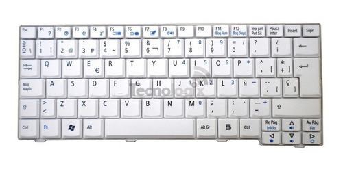 Teclado Acer Aspire One A110 A150 D150 D250 Zg5 531h Blanco Español