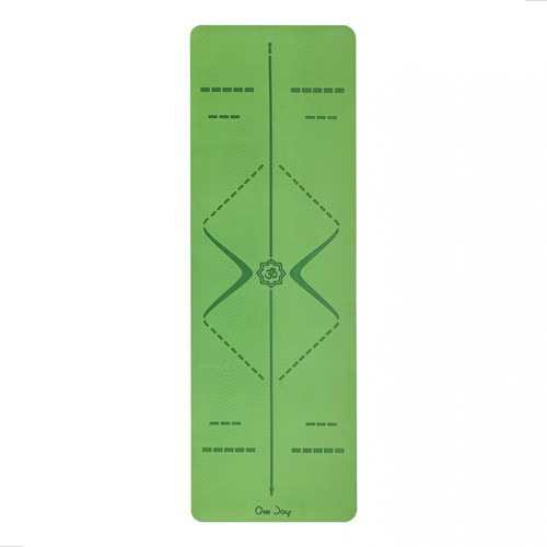 Om Joy tapete yoga mat TPE 183x61cm cor verde