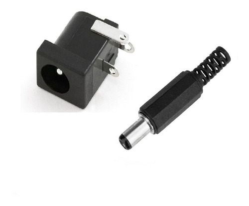 8 Plug Dc-005 Macho +  8 Plug Dc-005 Hembra