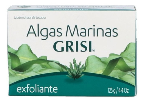 Jabón Natural Grisi Algas Marinas Exfoliantes 125 G