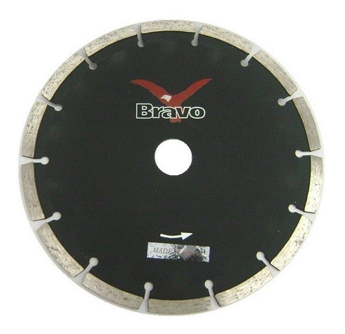 Disco Diamantado 180mm Bravo Segmentado Sg-7 De Aliafor