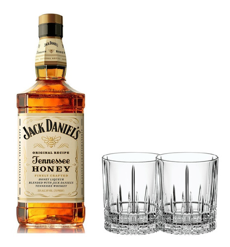  Jack Daniels Tennesse Honey 750cc + 2 Vasos - Zetta Bebidas