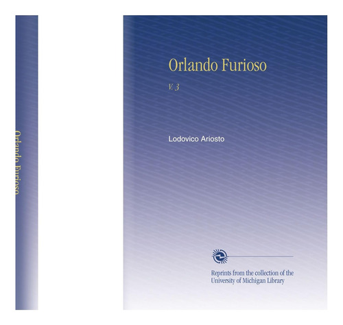 Libro: Orlando Furioso: V. 3 (italian Edition)