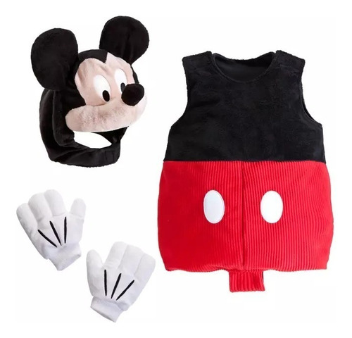 Disfraz Mickey Mouse Disney Original 4 Piezas