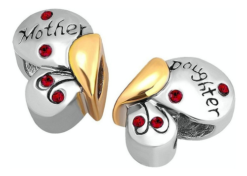 Charm Madre Hija Para Pulsera Brazalete Pandora Mama Dije