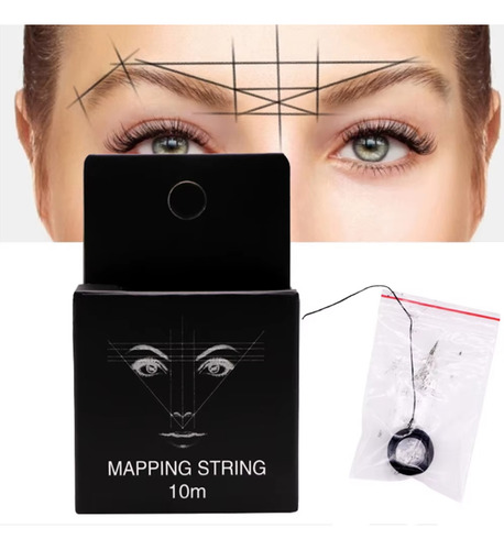 Hilo Con Tinte Para Mapping Visagismo De Cejas Microblading