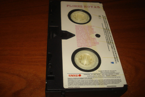 Vhs Flores Rotas (sin Caja Original) (Usado)
