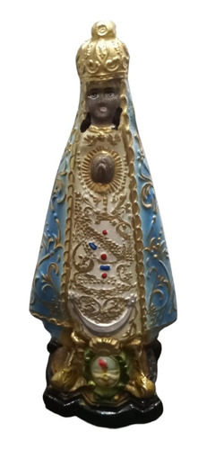 Imagen Estatuilla Virgen Del Valle - Yeso -  23 Cm Aprox