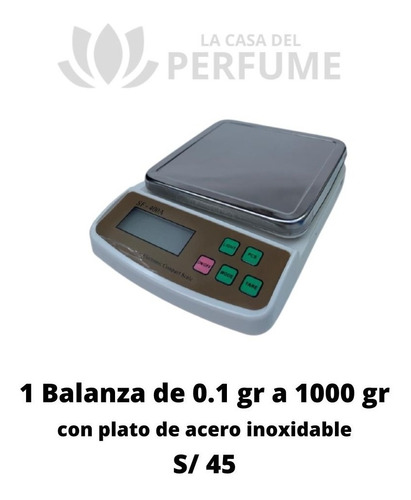 Balanza De 0.1 Gr A 1,000 Gr, Con Plato De Acero Inoxidable
