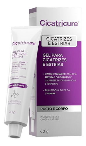 Gel Para Cicatrizes E Estrias 60g Cicatricure - 1 Unidade