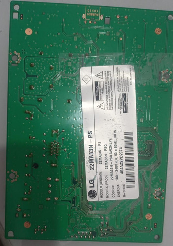 Placa Principal LG 22ma33n-ps Eax65374605(1.0) (Usado)