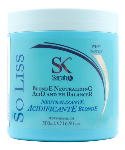 Neutralizante Blonde Equilibrador De Ph Y Ácido De Sarahk