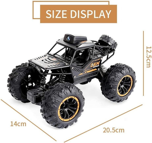 Carro Rc Control Remoto 4x4 Con Camara Wifi Recargable Usb