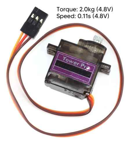 Mini Servo 180 Grados Micro Servo Para Rc De Control Remoto