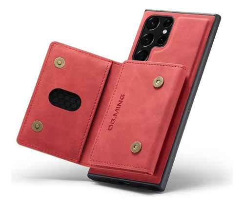 B Funda De Polipiel Tarjeta For Samsung Galaxy S20 S21 S22