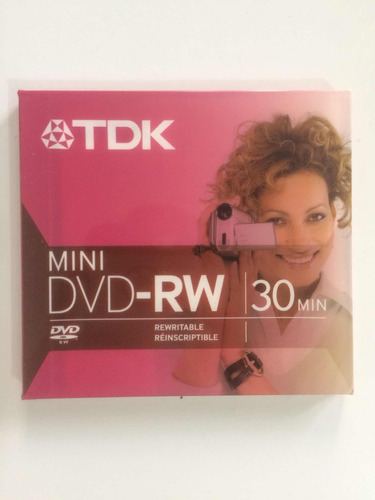 Mini Dvd-rw. Tdk. Regrabable.