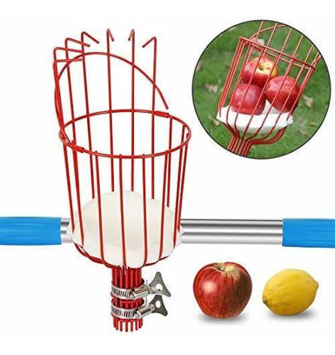 Rauvolfia 2 Pack Fruit Picker Head Basket With Foam