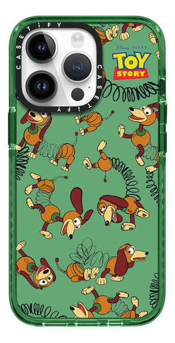 Case iPhone 14 Plus Toy Story Slinky Verde Transparente