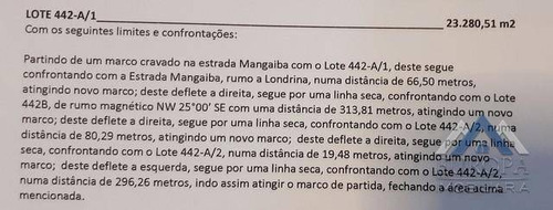 Imagem 5 de 7 de Terreno À Venda, 23280 M² Por R$ 1.400.000,00 - Chácaras São Miguel - Londrina/pr - Te0516