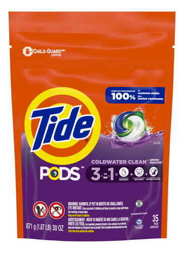 Detergente Líquido Tide Cápsulas 35 Cápsulas