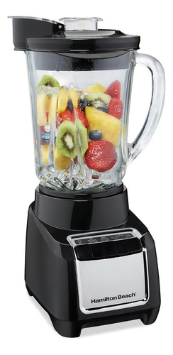 Licuadora Hamilton Beach Smoothies Vaso De Vidrio Hm53521 Color Negro
