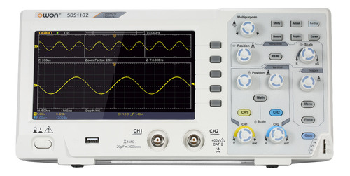 Osciloscopio Osciloscopio Owon Sds1102, Almacenamiento Digit