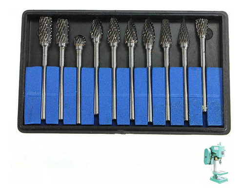 Brocas Para Amoladora Juego De Fresas De Carburo Para Taladr