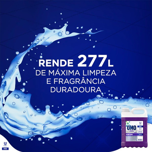 Desinfetante Para Piso Pro Lavanda Galão Com 5 Litros Omo