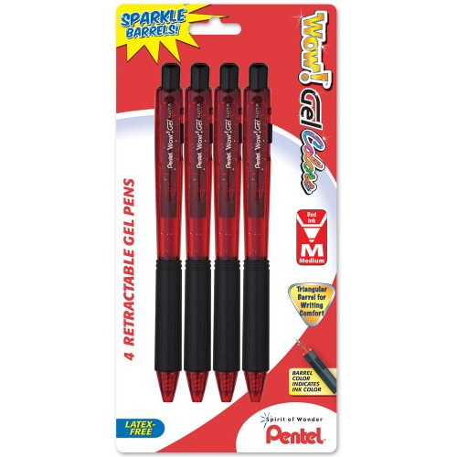 Pentel Wow. Colores De Gel Retráctil Pluma Del Gel, 0.7mm, M